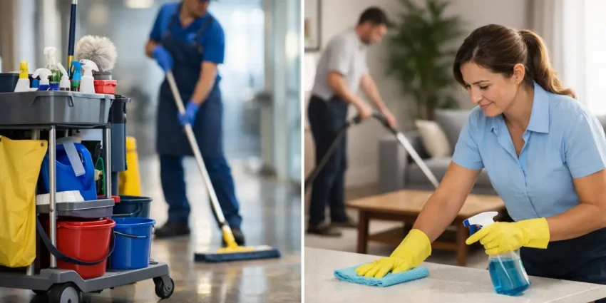 Janitorial Services vs In House Cleaning