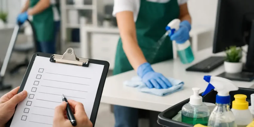 Office Cleaning Checklist Example for Daily Use