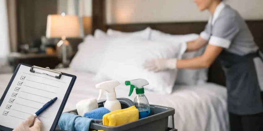 Hotel Cleaning Services Checklist for Reliable Stays