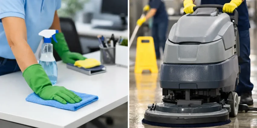 Office Cleaning vs Commercial Cleaning Explained