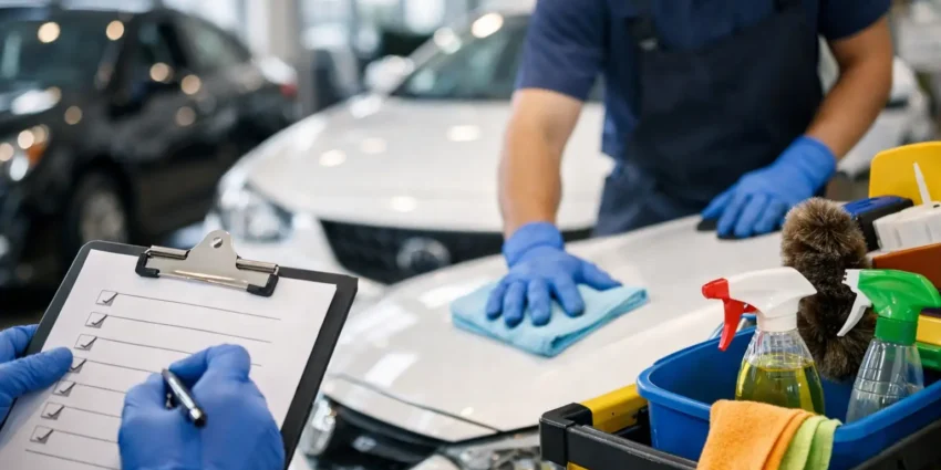 Auto Dealership Cleaning Checklist for Daily Care