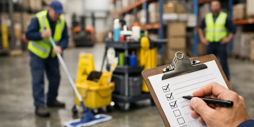 Warehouse Janitorial Service Checklist for Managers